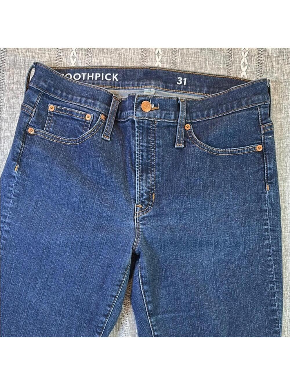 J. Crew Blue Toothpick Skinny Jeans Classic Style